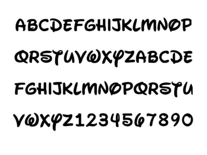 disney font free for mac